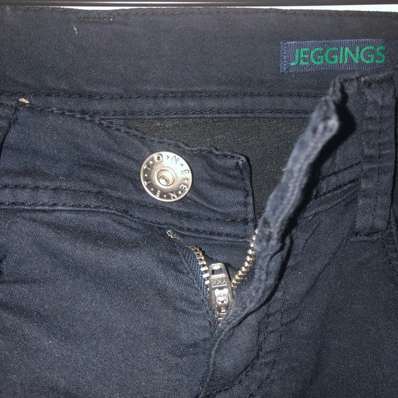 Benetton Navy blue jeggings - Picture 2 of 4